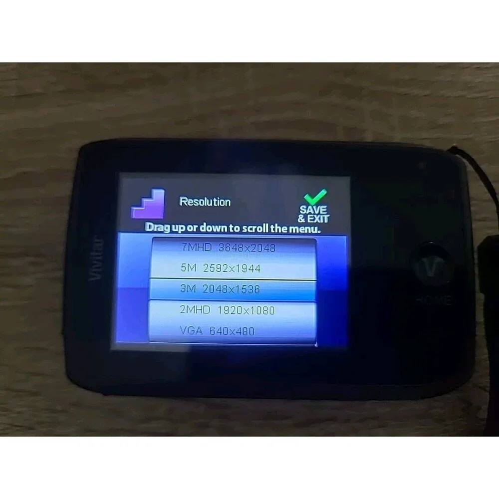 Vivitar* ViviCam *X137* (12.1 MP)(Zoom 4x) Digital Camera * Black*touch Screen*